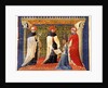 Illustration from Statuti della Società dei Drappieri, 1407 by Anonymous