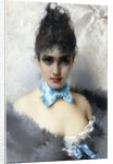 Portrait of an elegant Lady, 1887 by Anonymous