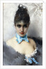 Portrait of an elegant Lady, 1887 by Anonymous