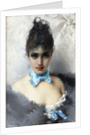 Portrait of an elegant Lady, 1887 by Anonymous