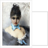 Portrait of an elegant Lady, 1887 by Anonymous