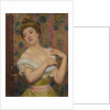 Woman Before a Mirror by Anonymous