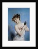 La Toilette (Young Woman in Déshabillé with a Mirror), c. 1880 by Anonymous