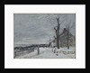 Snow at Veneux-Nadon, c. 1880 by Anonymous