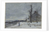 Snow at Veneux-Nadon, c. 1880 by Anonymous