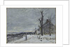Snow at Veneux-Nadon, c. 1880 by Anonymous