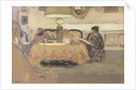 Lamp in an interior, 1909 by Anonymous