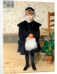 Little Girl with Orange, 1889 by Anonymous