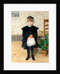 Little Girl with Orange, 1889 by Anonymous