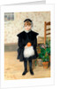 Little Girl with Orange, 1889 by Anonymous