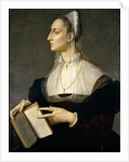 Portrait of the poet Laura Battiferri, ca 1555 by Anonymous