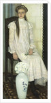 Girl with white asters, 1903 by Anonymous