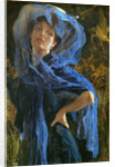 The blue veil, 1907 by Anonymous