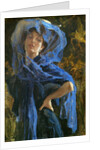 The blue veil, 1907 by Anonymous