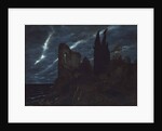 Ruin at the sea, 1880 by Anonymous