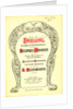 Cover of the vocal score of opera Parsifal by Richard Wagner, 1902 by Anonymous