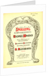 Cover of the vocal score of opera Parsifal by Richard Wagner, 1902 by Anonymous