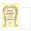 Cover of the vocal score of opera Parsifal by Richard Wagner, 1902 by Anonymous