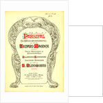 Cover of the vocal score of opera Parsifal by Richard Wagner, 1902 by Anonymous