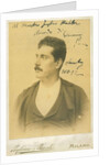 Portrait of the Composer Giacomo Puccini, c. 1890 by Anonymous