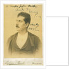 Portrait of the Composer Giacomo Puccini, c. 1890 by Anonymous