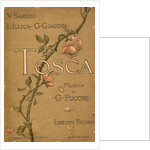 Cover of the Libretto of opera Tosca by Giacomo Puccini, 1899 by Anonymous