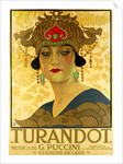 Poster for the opera Turandot at the Teatro alla Scala, 1926 by Anonymous