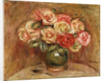 Bouquet of Roses in a Green Vase, 1915 by Anonymous