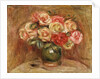 Bouquet of Roses in a Green Vase, 1915 by Anonymous