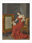 Princess Augusta, Madame de Beauharnais, Duchess of Leuchtenberg, with her Daughters Jos by Anonymous
