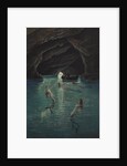 Fisherman and Mermaids in the blue Grotto on Capri by Anonymous