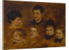 Six children of the Crown Prince Ludwig of Bavaria, 1878 by Anonymous