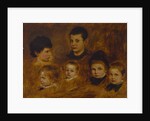 Six children of the Crown Prince Ludwig of Bavaria, 1878 by Anonymous