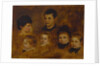 Six children of the Crown Prince Ludwig of Bavaria, 1878 by Anonymous