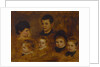 Six children of the Crown Prince Ludwig of Bavaria, 1878 by Anonymous