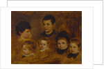Six children of the Crown Prince Ludwig of Bavaria, 1878 by Anonymous