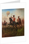 Prussian Cuirassiers and Hussars in the Franco-German War, 1871 by Anonymous