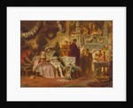 First meeting of Henry VIII and Anne Boleyn in the House of Cardinal Wolsey by Anonymous