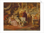 First meeting of Henry VIII and Anne Boleyn in the House of Cardinal Wolsey by Anonymous