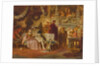 First meeting of Henry VIII and Anne Boleyn in the House of Cardinal Wolsey by Anonymous