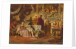 First meeting of Henry VIII and Anne Boleyn in the House of Cardinal Wolsey by Anonymous