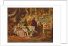 First meeting of Henry VIII and Anne Boleyn in the House of Cardinal Wolsey by Anonymous