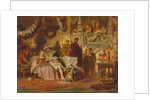 First meeting of Henry VIII and Anne Boleyn in the House of Cardinal Wolsey by Anonymous