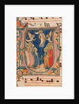 Sheet from a Carthusian gradual, ca 1368 by Anonymous