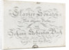 Title page of the six sonatas for violin and obbligato harpsichord, Between 1800 and 1805 by Anonymous