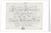 Title page of the six sonatas for violin and obbligato harpsichord, Between 1800 and 1805 by Anonymous