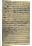 Autograph manuscript of the Cantata O Ewigkeit, du Donnerwort (O eternity, you word of thunder), 172 by Anonymous