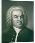 Portrait of Johann Sebastian Bach, 1860s by Anonymous