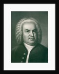 Portrait of Johann Sebastian Bach, 1860s by Anonymous