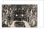 Court Choir of Dresden. From: Geistreiches Gesangbuch by Christoph Bernhard, 1676 by Anonymous